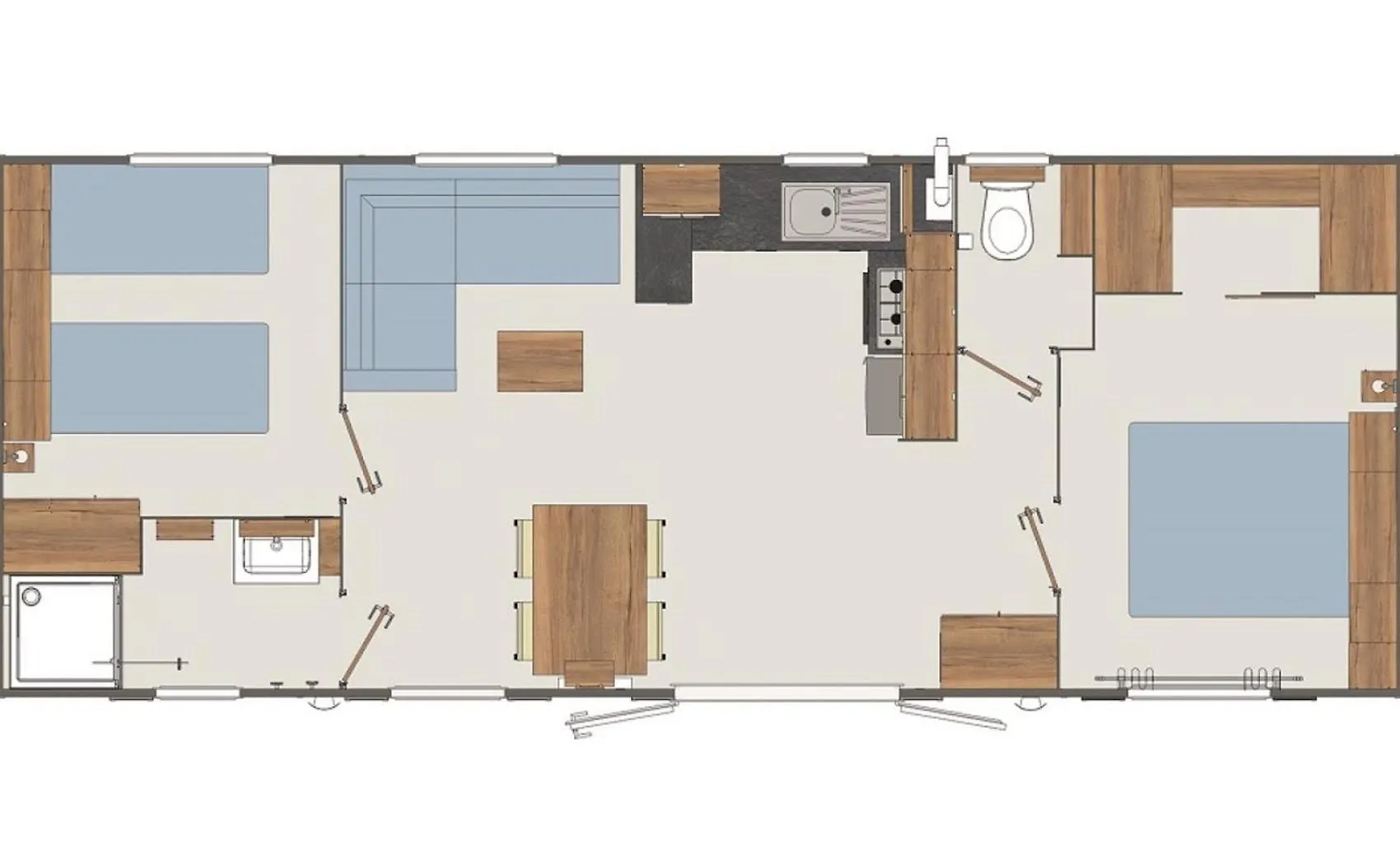 Domaine De Kerlann - Mobilhome Refait A Neuf- 40M2 - Service De Conciergerie Et Lits Faits Offerts Pont-Aven